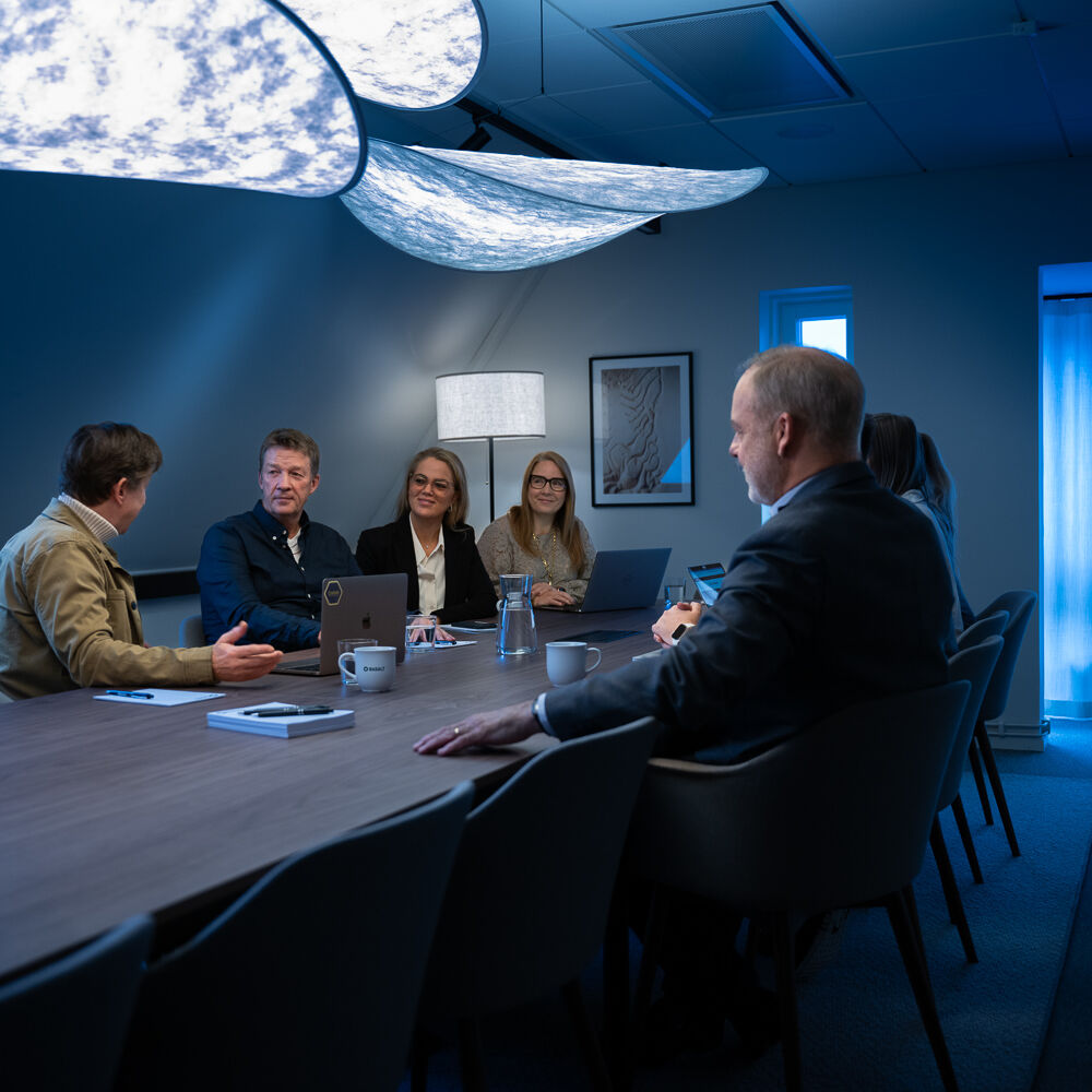 Möte om hur vi kan hjälpa företag med säkerhetsskydd